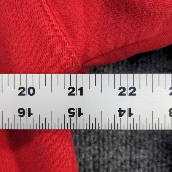 Nike Women's Soccer Hoodie Sweatshirt Red Size XL Long Sleeve Embroidered Logo - Picture 15 of 15